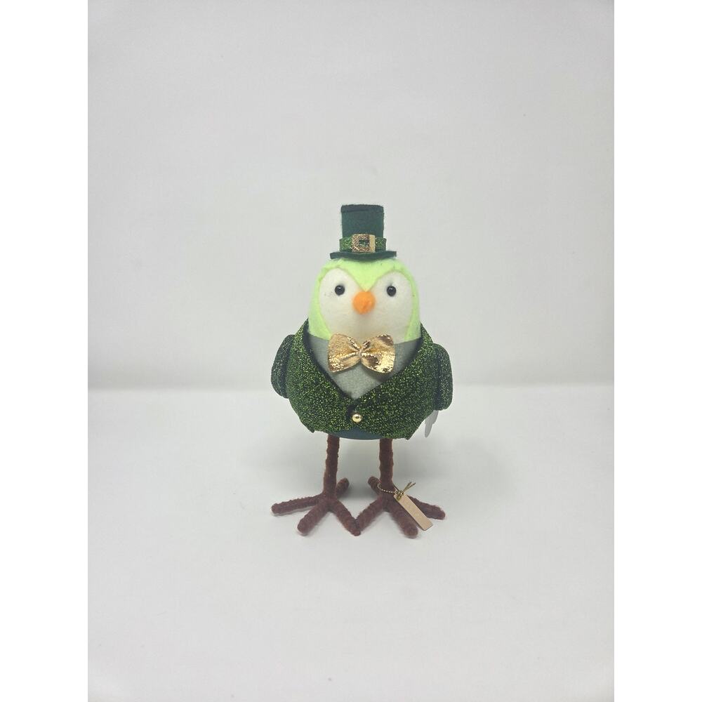 "Clover" St Patrick's Day Fabric Felt Bird